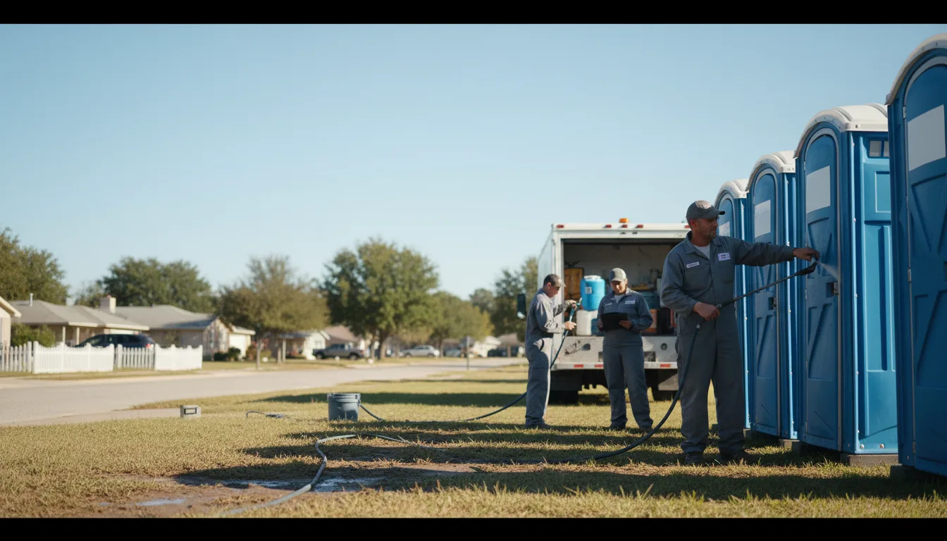 Long-Term Portable Toilet Rental in Benson, IL near me